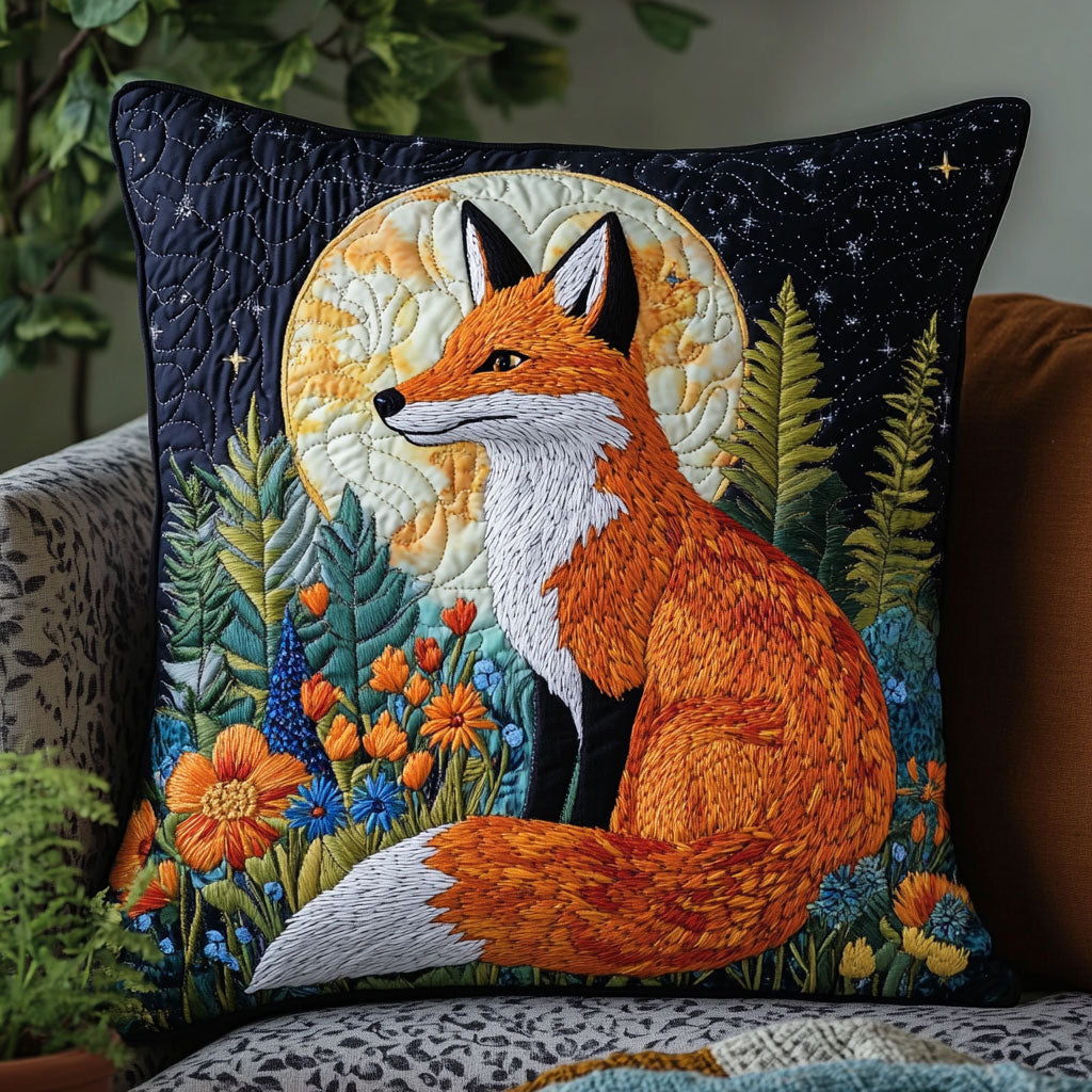 Moonlit Fox CW1607027CL Quilt Pillow Case-tidenox