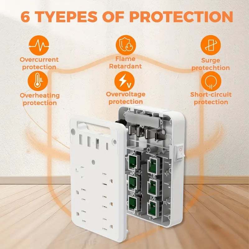 Wall Outlet Extender with Shelf Night(Buy 2 Free Shipping✈️)-tidenox