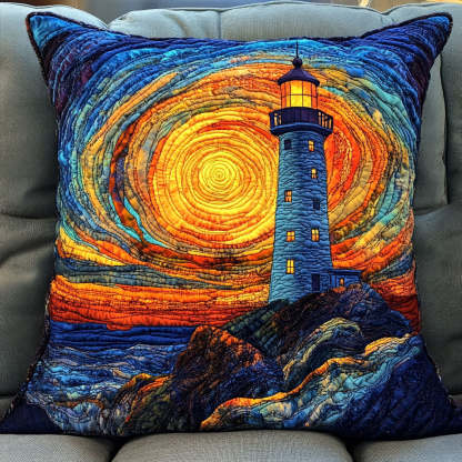 Celestial Lighthouse CW1607012CL Quilt Pillow Case-tidenox