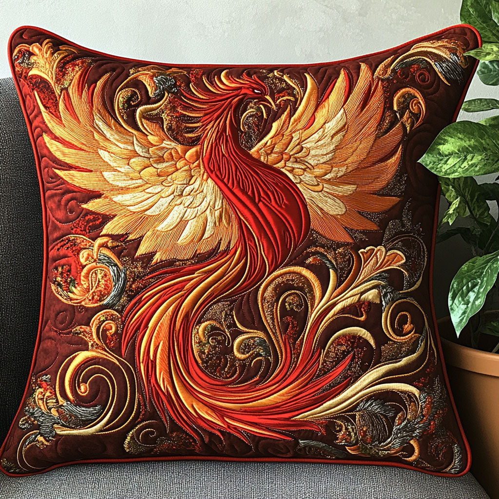Fire Phoenix CW0207017CL Quilt Pillow Case-tidenox