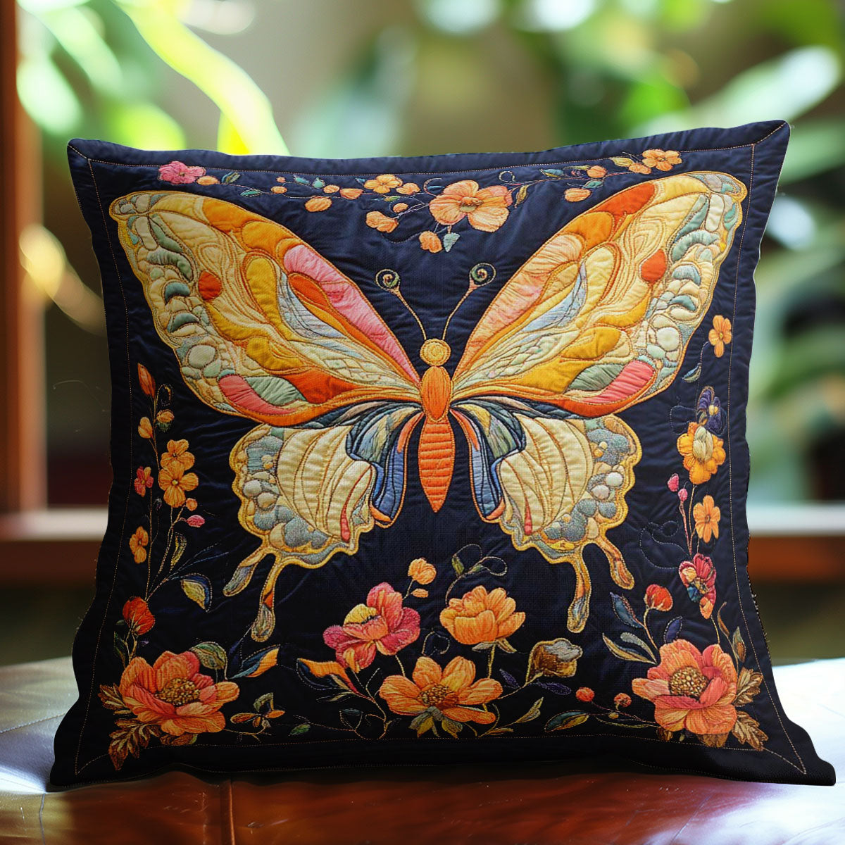 Garden Butterfly WN1002107CL Quilt Pillow Case-tidenox