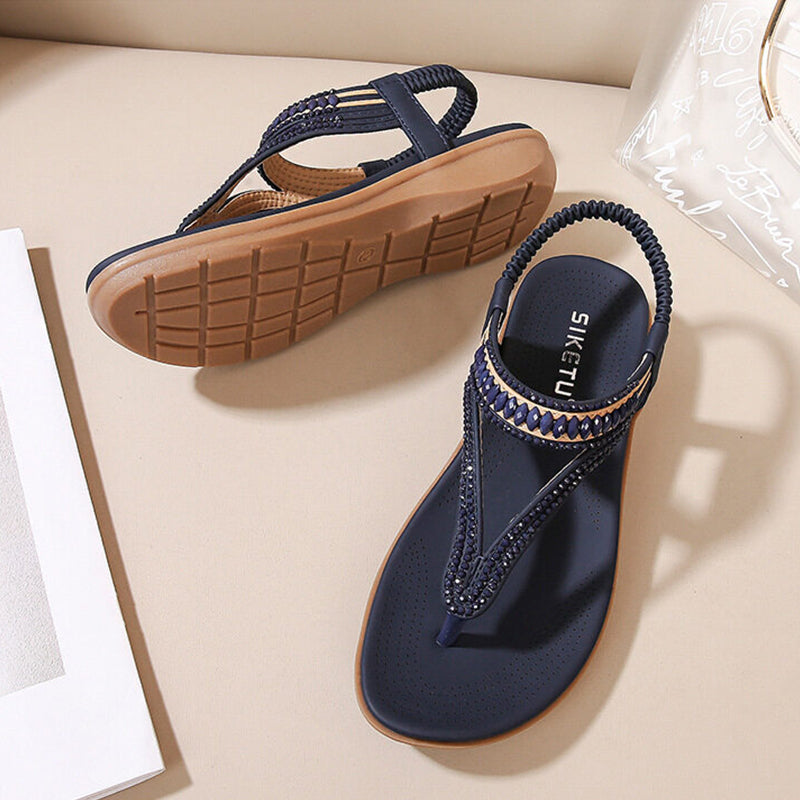 Women's Comfy Arch Support Flat Sandals - SIKETU-tidenox