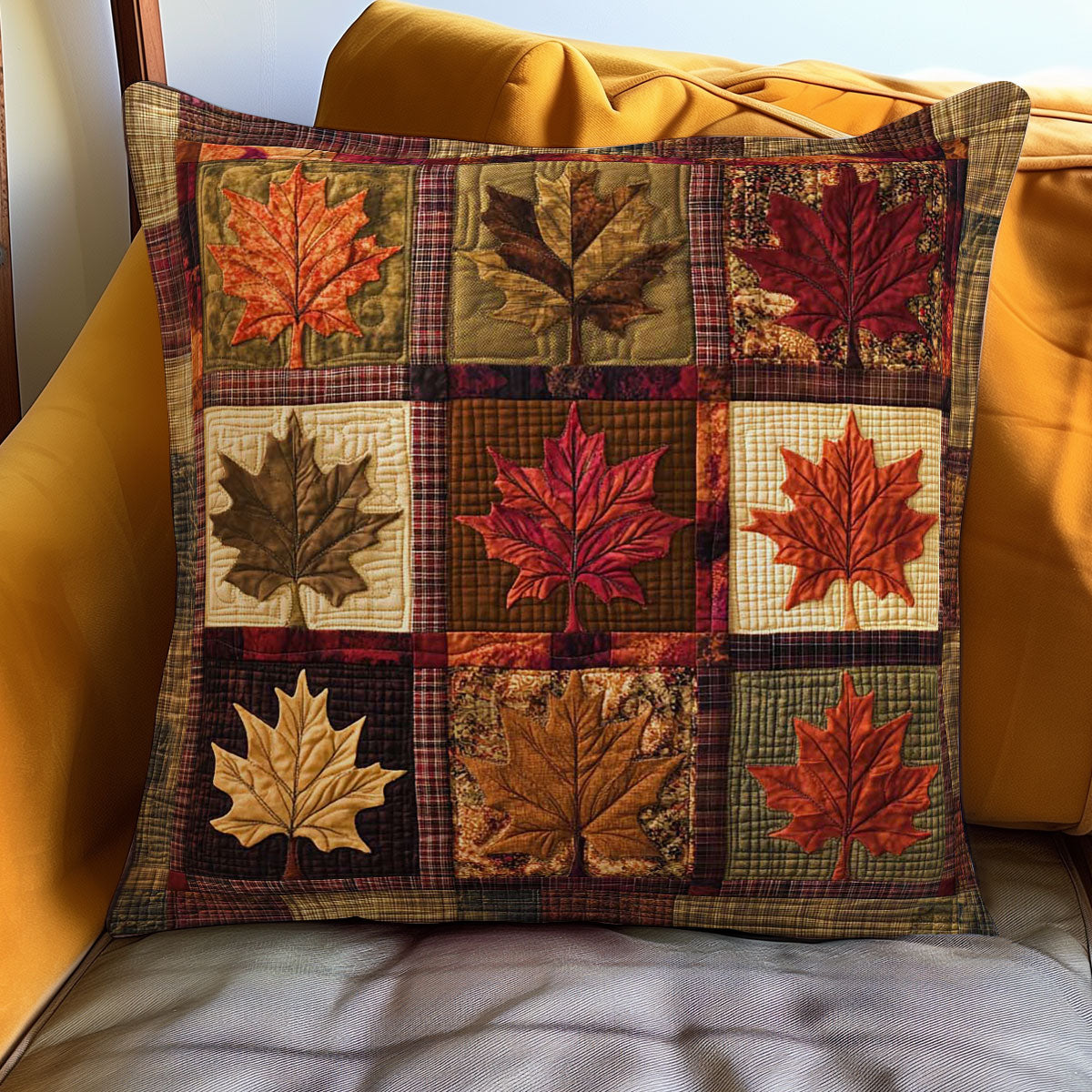 Cozy Maple WN0802098CL Quilt Pillow Case-tidenox