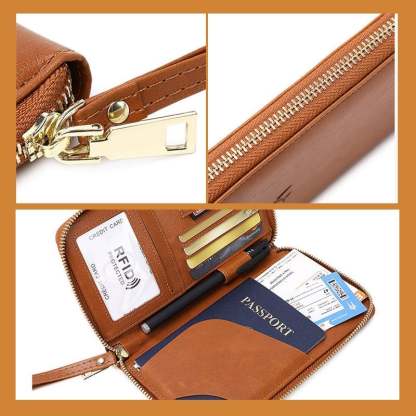 Multi-Functional RFID Passport Wallet
