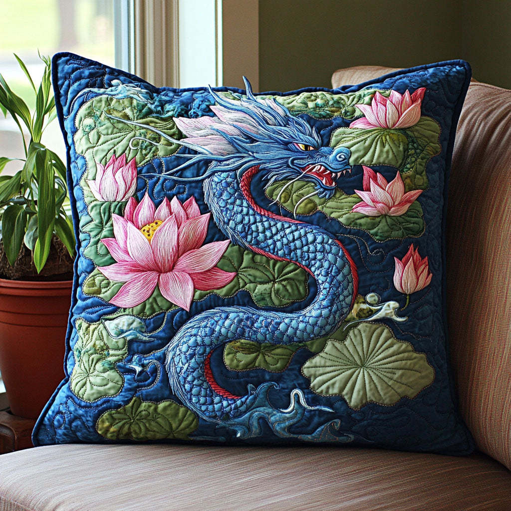Asian Dragon CW0307001CL Quilt Pillow Case-tidenox