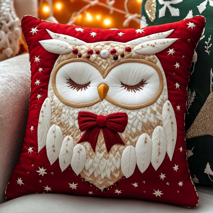 Winter Owl XR1210012CL Quilt Pillow Case-tidenox
