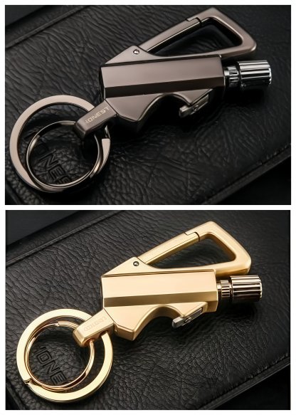 Permanent Match Infinity Lighter with Multitool Keychain Bottle Opener-tidenox