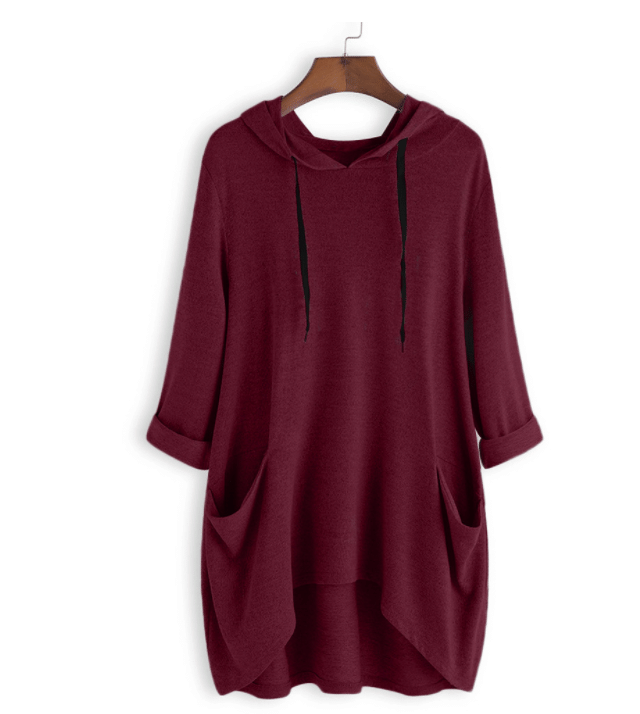 Casual Comfy Pocket Hoodie-tidenox