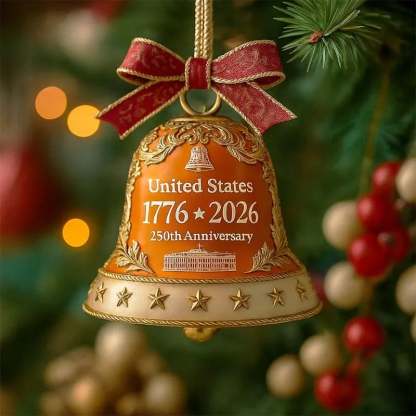 🎉Buy 2 Get 1 FREE❤️‍🔥United States 250th Anniversary Bell Ornament