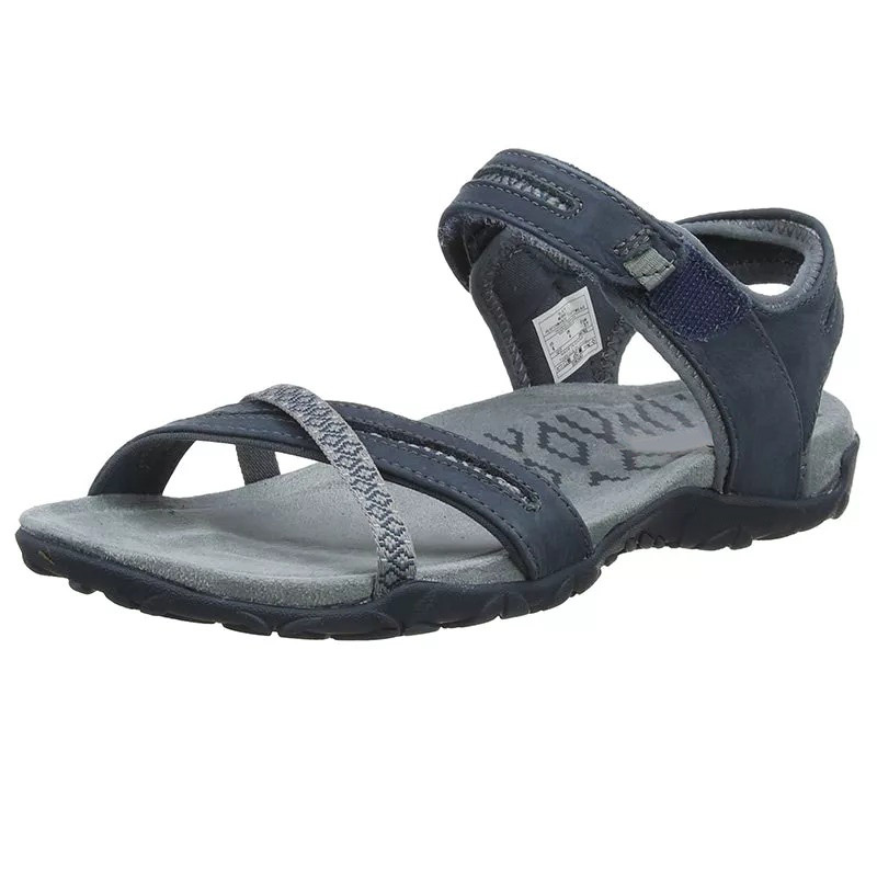 Women's  Arch Support Flat Leather Sandals-tidenox