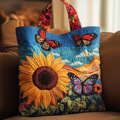 Sunflower Quilted Tote Bag GFTOMA1297-tidenox