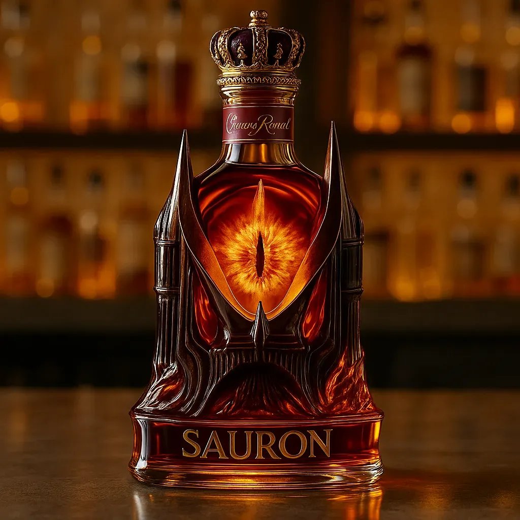 Eye of Sauron The Dark Tower Collector's Edition Whisky Bottle