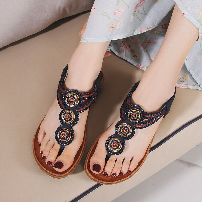 Women's Comfy Flat Sandals - SIKETU-tidenox