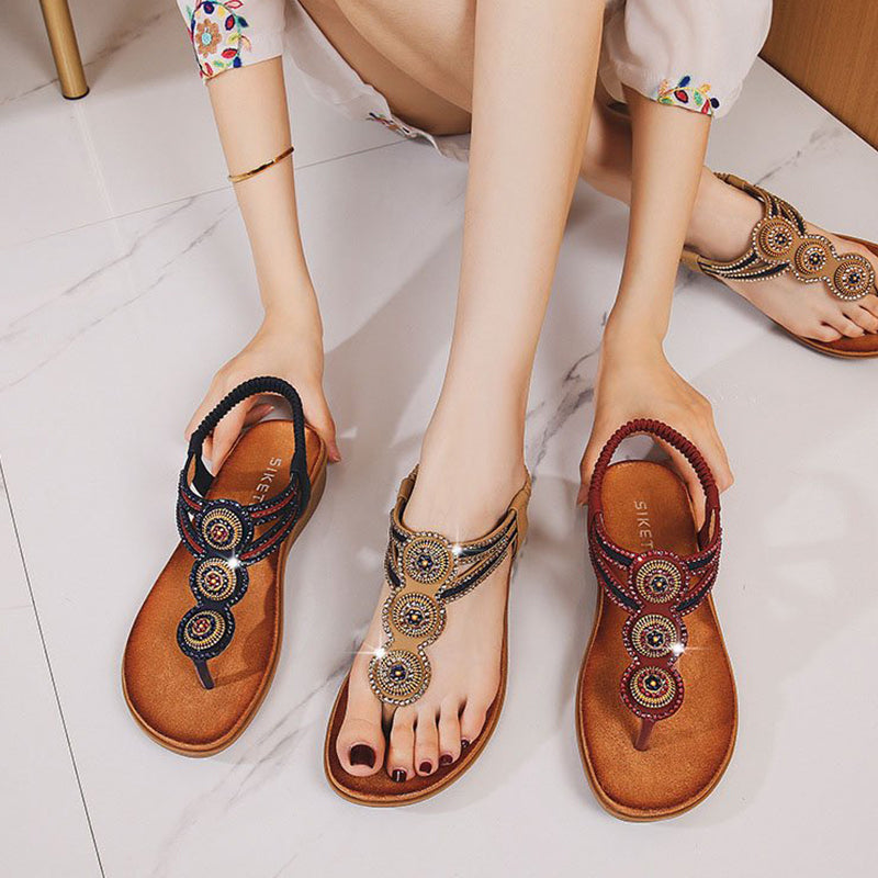 Women's Comfy Flat Sandals - SIKETU-tidenox