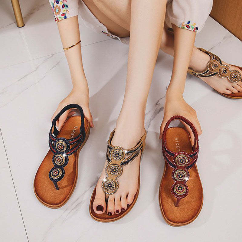 Women's Comfy Flat Sandals - SIKETU-tidenox