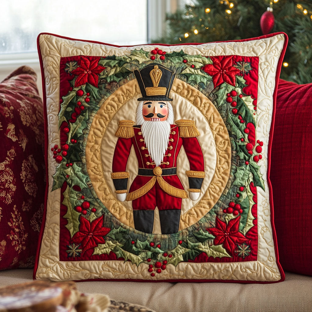 Nutcracker Holiday CW0110073CL Quilt Pillow Case-tidenox