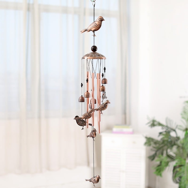 Pure hand-made Copper Horse wind chimes-tidenox