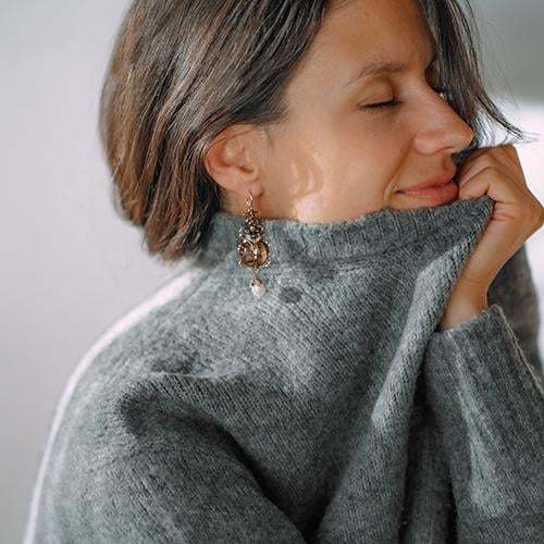 Vintage Beetle Bug Earrings-tidenox