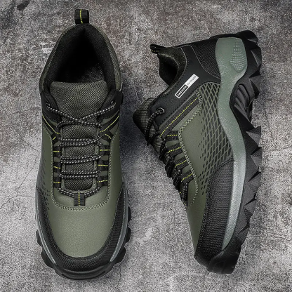 (⏰Limited Time Sale 70% OFF) Men's Wear Resistant Non-slip Anti-skid Anti-puncture Hiking Shoes -tidenox