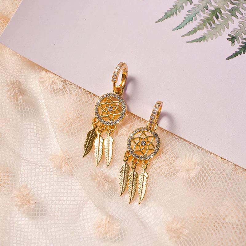 Dreamcatcher Earrings-tidenox