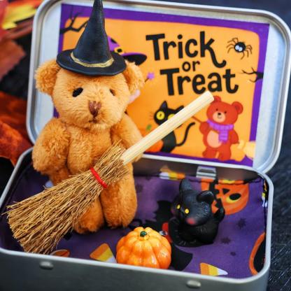 🔥2025 HOT SALE -🎃🐻Halloween Bear in a Box for Trick or Treat✨