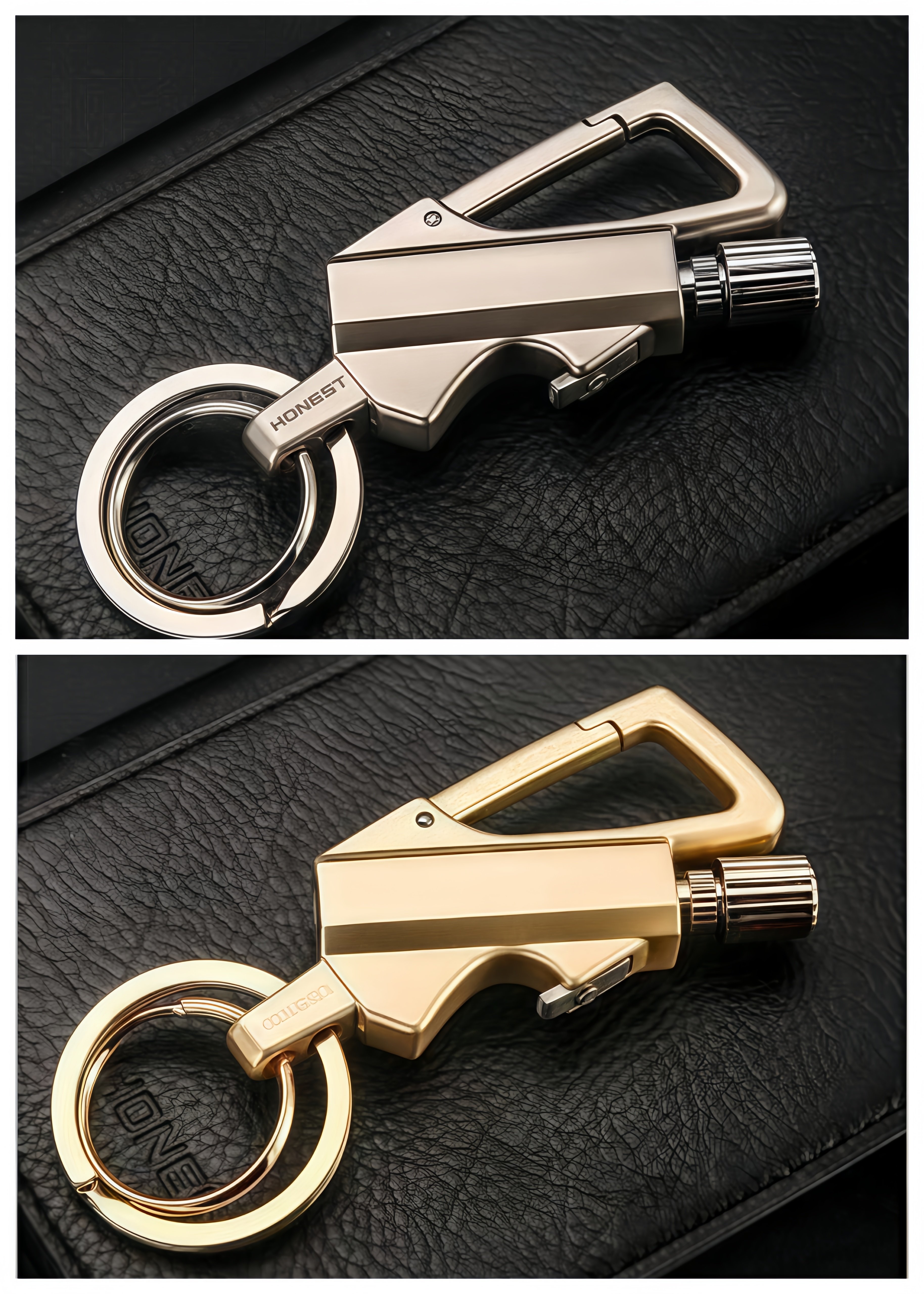 Permanent Match Infinity Lighter with Multitool Keychain Bottle Opener-tidenox