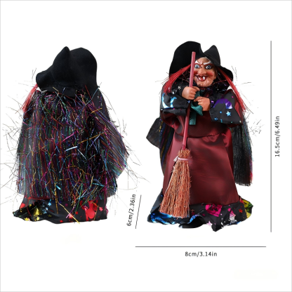 🧙🧹Halloween Witch Doll Statue Decor Desktop-tidenox