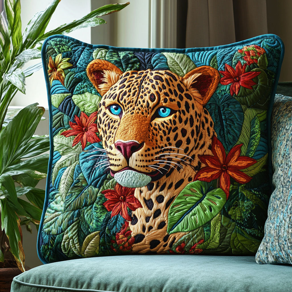 Jungle Leopard CW1507022CL Quilt Pillow Case-tidenox
