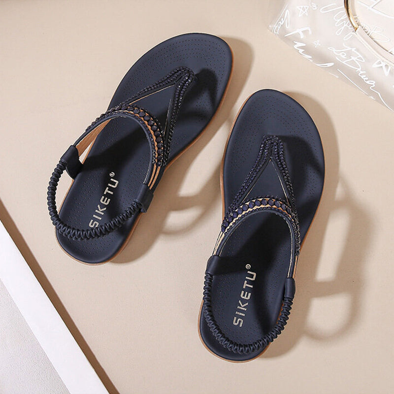 Women's Comfy Arch Support Flat Sandals - SIKETU-tidenox