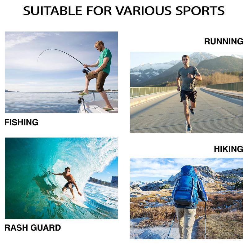 🎁🔥Men's Swim & Outdoor UPF 50+ Sun Shirt  ,Lightweight SPF 50 UV Protection Hoodie