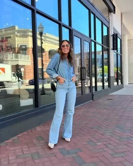 💥Ultra High Rise Stretch Flare Jean-tidenox