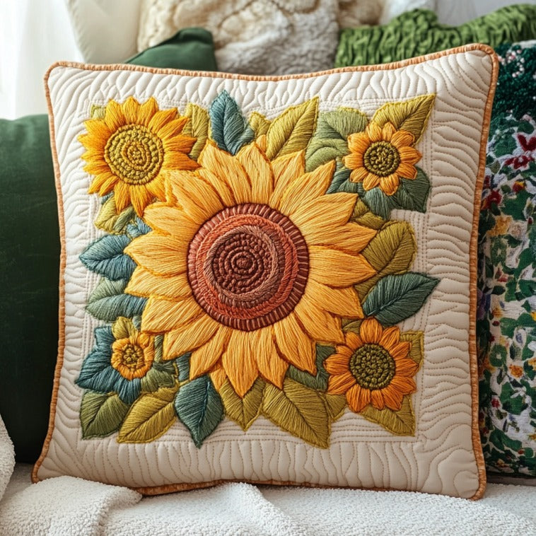 Sunflower XR2210026CL Quilt Pillow Case-tidenox