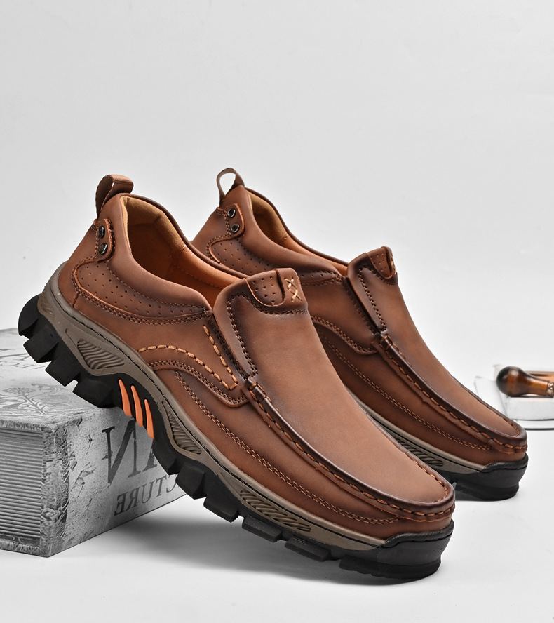 Men's Soft Insole Walking Casual Loafers-tidenox