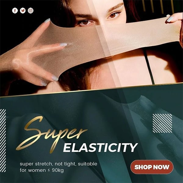 🎁🔥4Pcs Plus Size Pearlescent Silk Stockings Pantyhose-tidenox