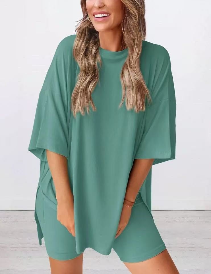 🏆Flash Sale⚡ 50K+ SOLD! Almost Gone-💥Women's Summer Casual Loose Two-Piece Casual Suit