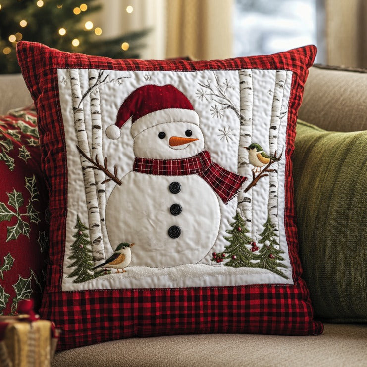 Christmas Snowman XR1210008CL Quilt Pillow Case-tidenox