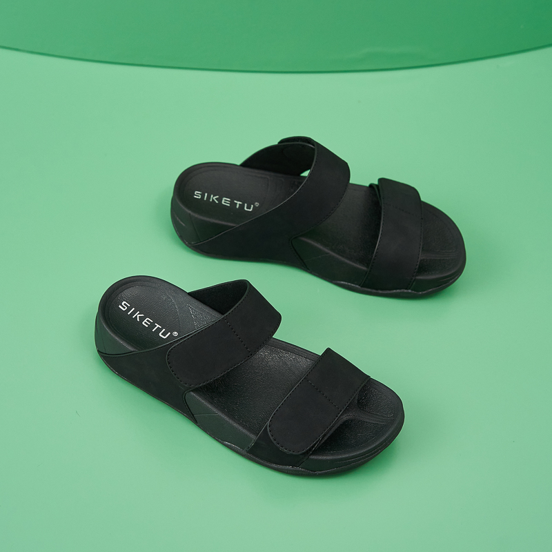 Adjustable Leather Sandals-tidenox