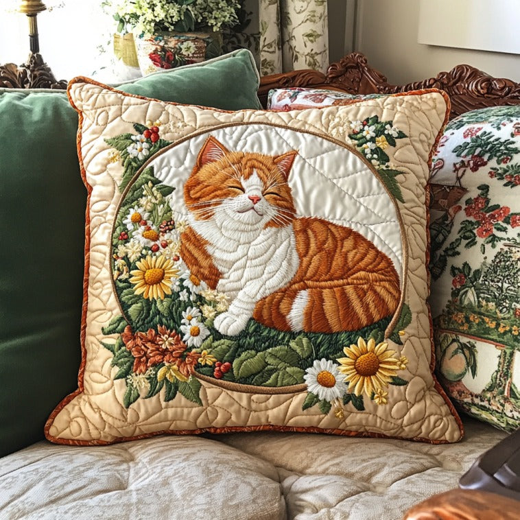 Sleeping Cat XR2210006CL Quilt Pillow Case-tidenox