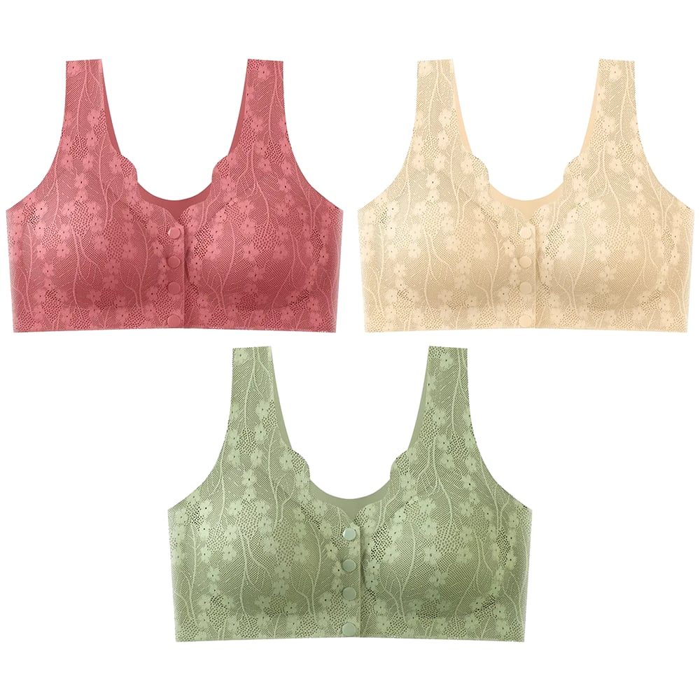 Comfortable & Convenient Front Button Bra-tidenox