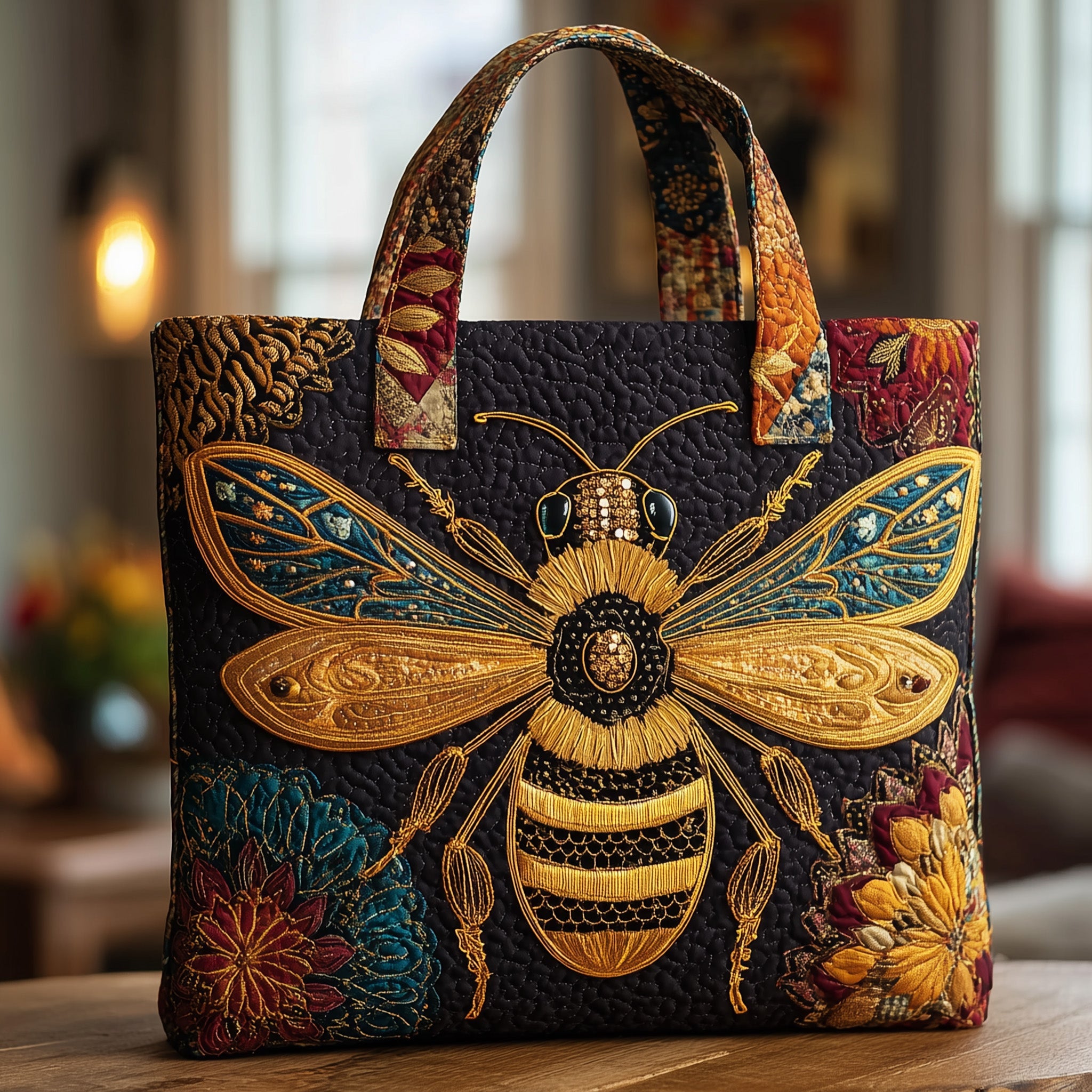 Bee Quilted Tote Bag GFTOMA1780-tidenox