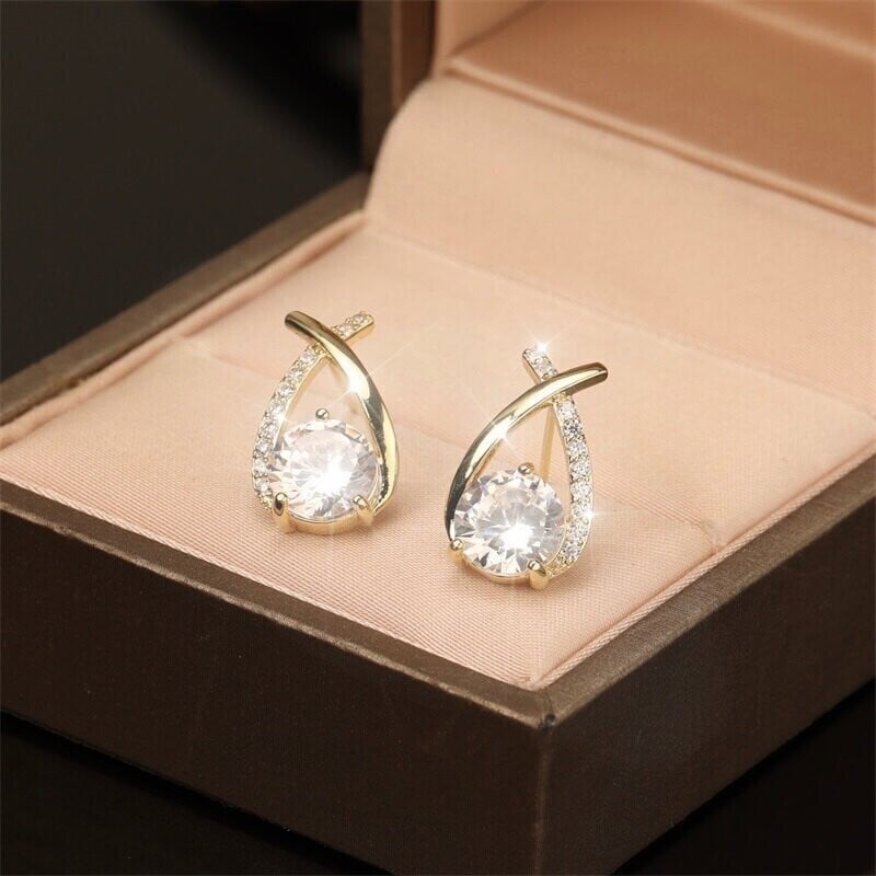 Mermaid Tail Stud Earringsღღ-tidenox
