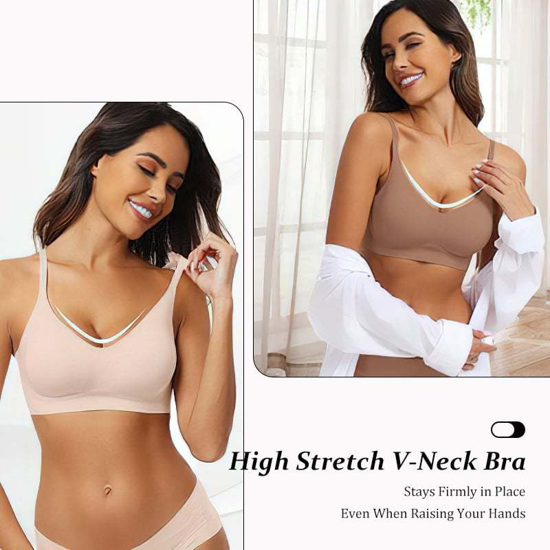 Womens Seamless Bra No Underwire Comfort Push Up Bras Buttery Soft Wireless Bralette Full Coverage Sport Everyday Bra-tidenox