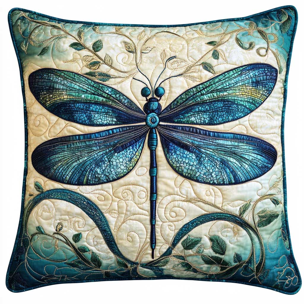 Nature Dragonfly WP2502074CL Quilt Pillow Case-tidenox