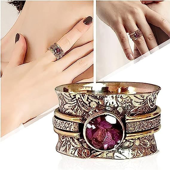 🎁Bohemian Crystal Meditation Ring-tidenox