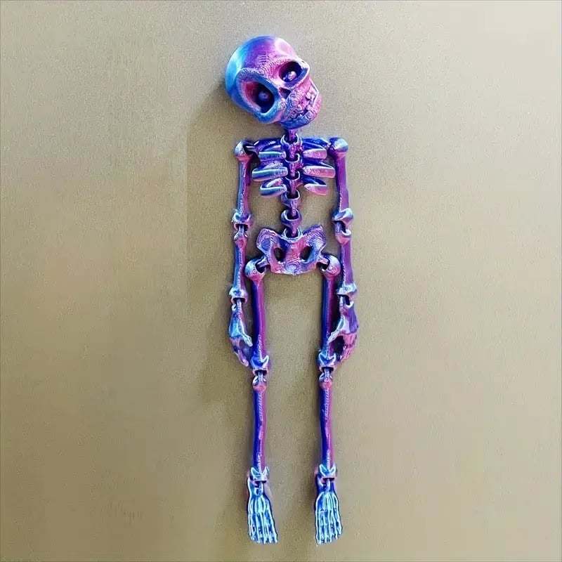 3D Printed Vintage Skeleton Magnetic Figurine 🎃-tidenox