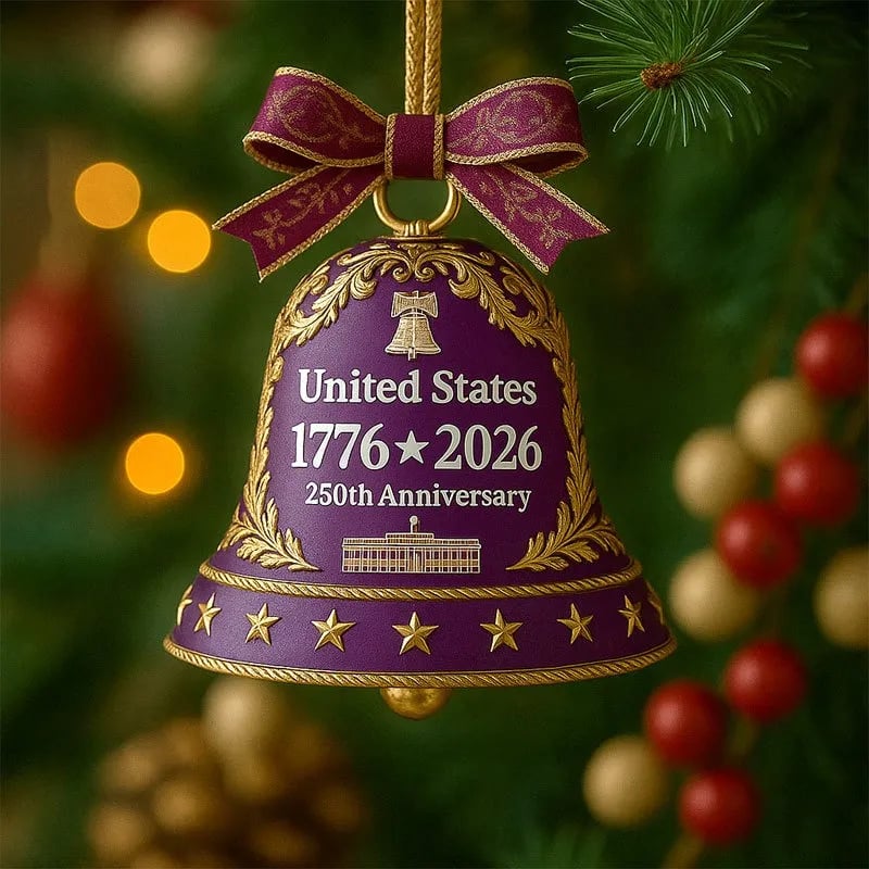 🎉Buy 2 Get 1 FREE❤️‍🔥United States 250th Anniversary Bell Ornament
