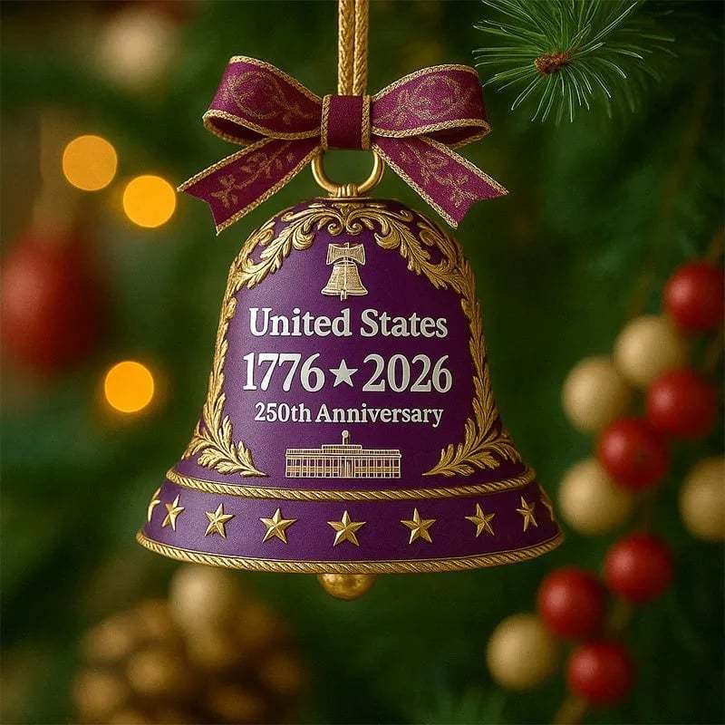 🎉Buy 2 Get 1 FREE❤️‍🔥United States 250th Anniversary Bell Ornament