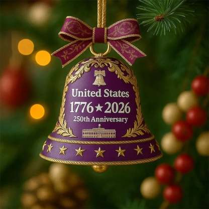🎉Buy 2 Get 1 FREE❤️‍🔥United States 250th Anniversary Bell Ornament
