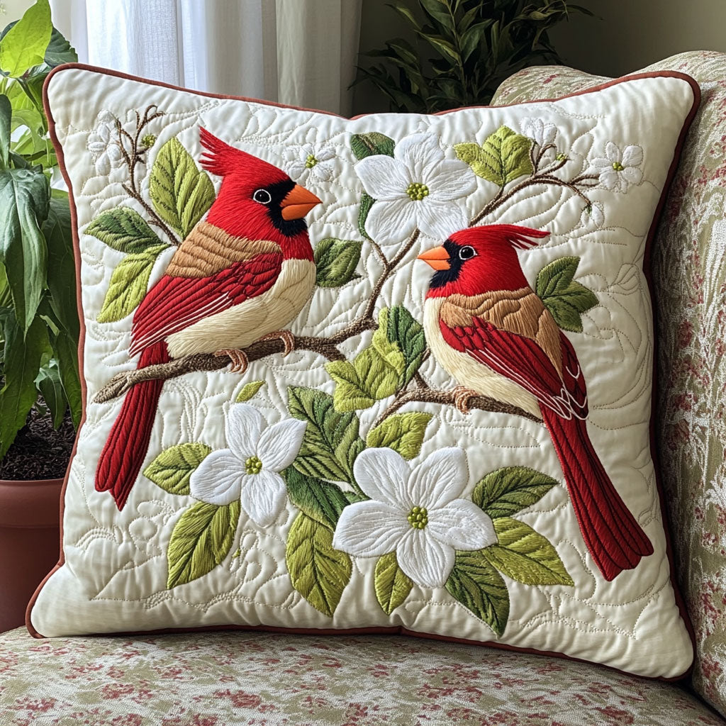 Cardinal Flower CW0307017CL Quilt Pillow Case-tidenox