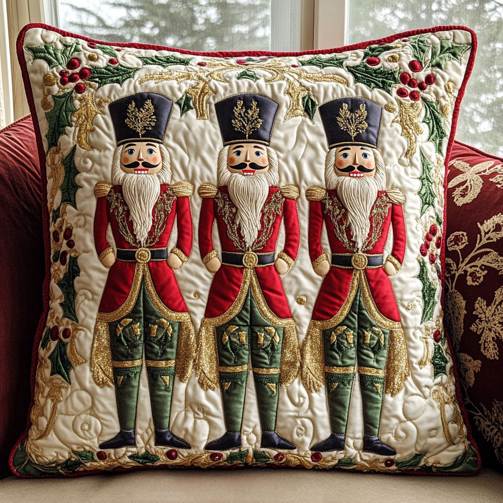Christmas Soldiers CW0110057CL Quilt Pillow Case-tidenox